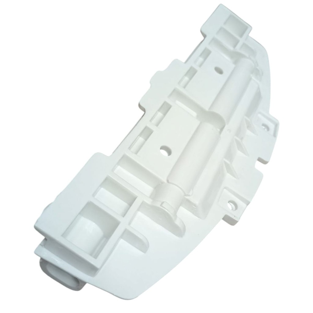 BASE DA DOBRADIÇA TAMPA COMPATÍVEL COM LAVADORA BRASTEMP BWG11 BWG12 BRANCO