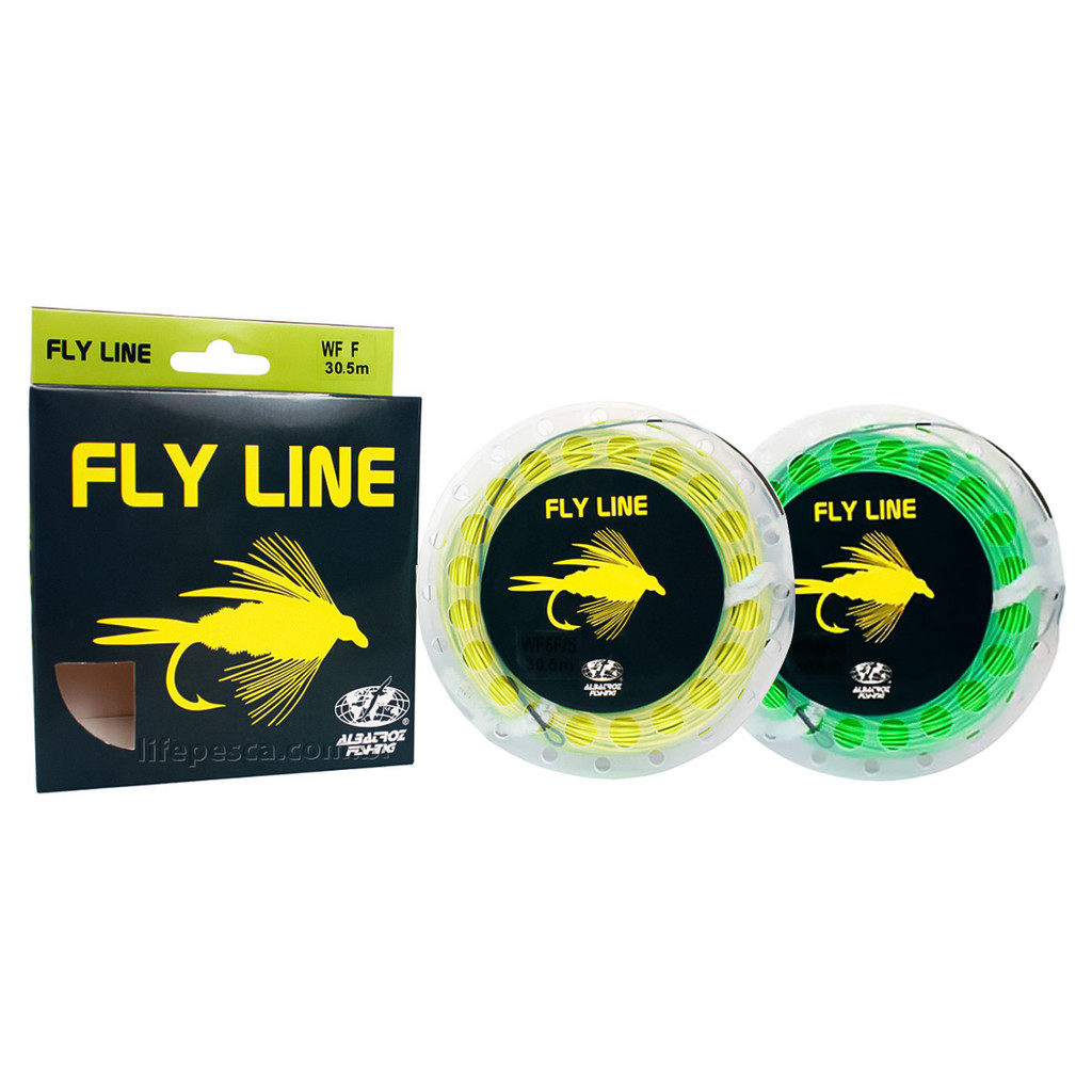 Linha Para Fly line Albatroz Fishing WF F (30,5m) Várias Espessuras