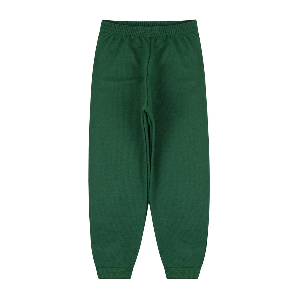 Calça Sem Felpa Infantil Menino Verde - Alemara em Oferta na Shopee