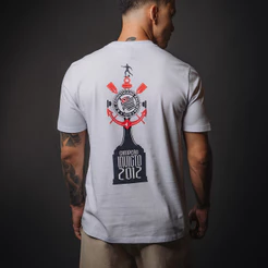 Camisa Corinthians SCCP Liberta Branca Masculina Oficial