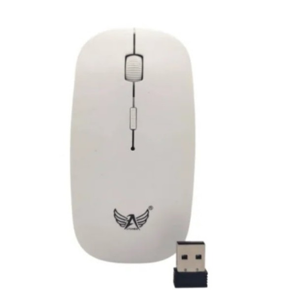 Mouse Altomex Sem Fio Slim Optico + Adaptador Wireless 4D
