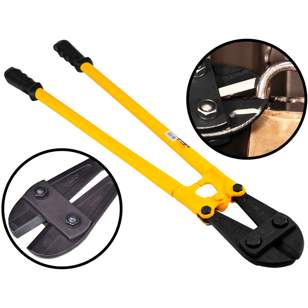 Tesoura Alicate Profissional Corta Vergalhão Cadeado Arame 36 Polegadas Lâmina Aço Cabo Emborrachado em Oferta na Shopee