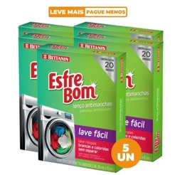 Kit Lenço Antimanchas Lave Fácil 100 unidades EsfreBom Bettanin