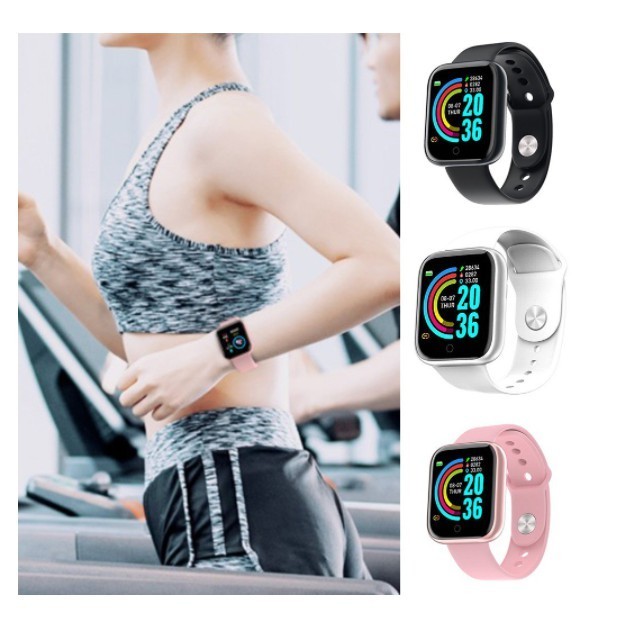 Smartwatch e Smart Bracelet D20/Y68 Plus: Relógio Inteligente Compatível com Android e iOS