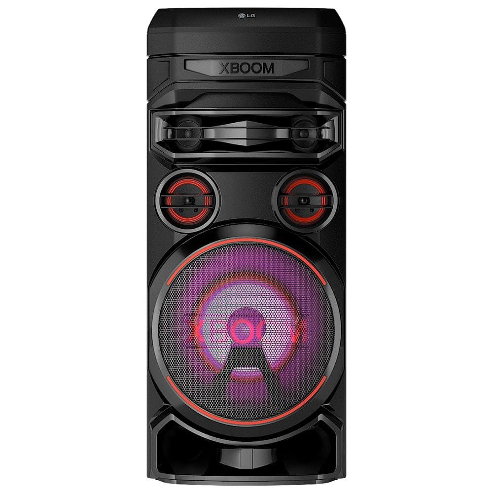 Torre de Som Acústica LG XBOOM RNC7 Multi Bluetooth, Karaokê, Entrada de Microfone e Guitarra - Audio