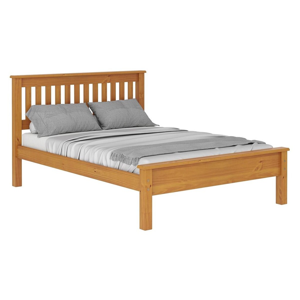 Cama de Casal Madeira Maciça para Colchão 188 x 138cm Multimóveis CR35240 em Oferta na Shopee