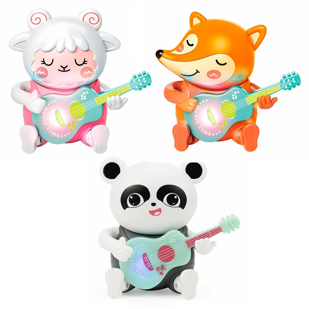 Animais Cantores Brinquedo Musical Infantil Com Som Luz E Movimentos Interativos - Art Brink
