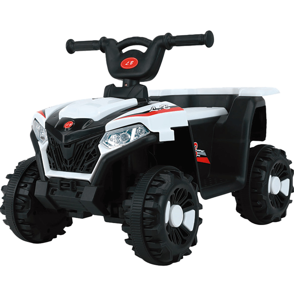 Quadriciclo Eletrico Infantil Zippy Toys ATV Super 6V Branco em Oferta na Shopee