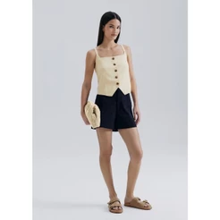 Shorts Feminino Em Alfaiataria Hering