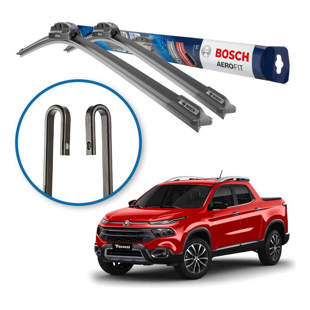 Palheta Limpador Parabrisa Original Bosch Fiat Toro 2016 a 2024 em Oferta na Shopee
