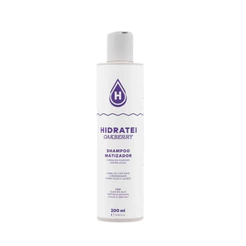 Shampoo Matizador OAKBERRY Hidratei 200ml Cabelos Descoloridos Antiamarelado Brilho Platinado
