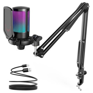 Microfone Condensador USB FIFINE Ampligame A6T com Braço articulado em Oferta na Shopee