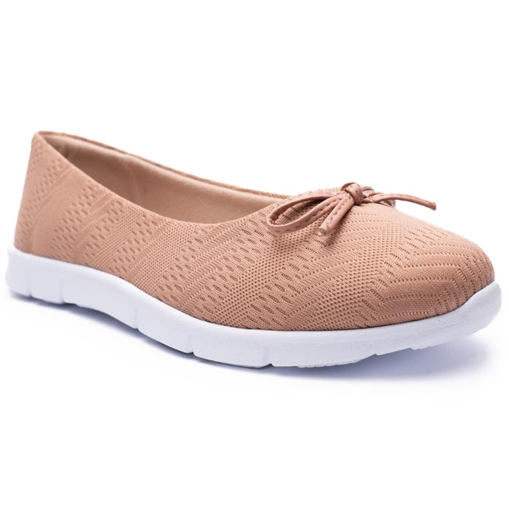 Sapatilha Moleca Laço Flatform Tecido Orion