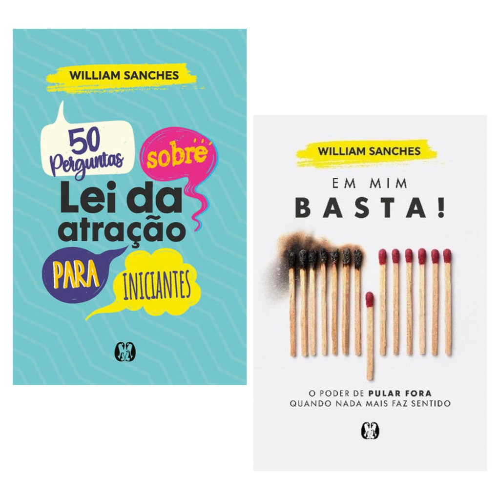 KIT DE LIVROS: 50 PERGUNTAS SOBRE LEI DA ATRAÇÃO PARA INICIANTES + EM MIM BASTA!
