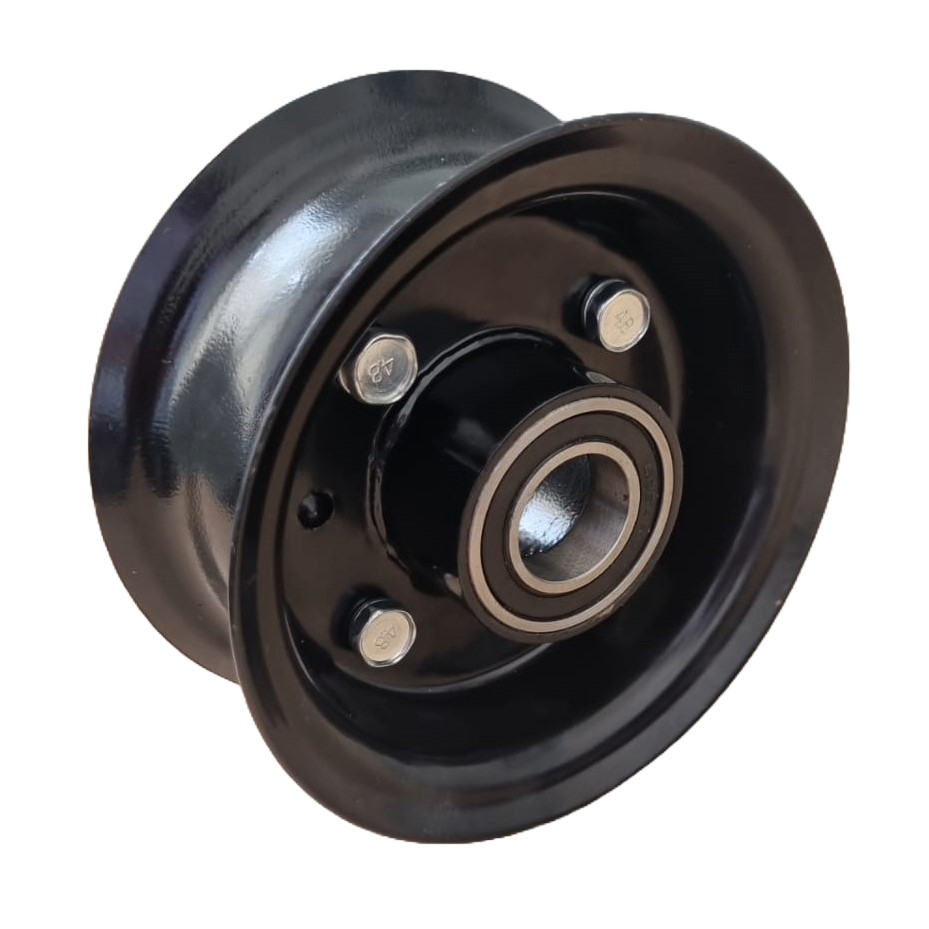 Roda Metal Aaro 4 2.50-4 / 3.50-4  C/ Rolamento 7/8" Para Carrinho De Carga