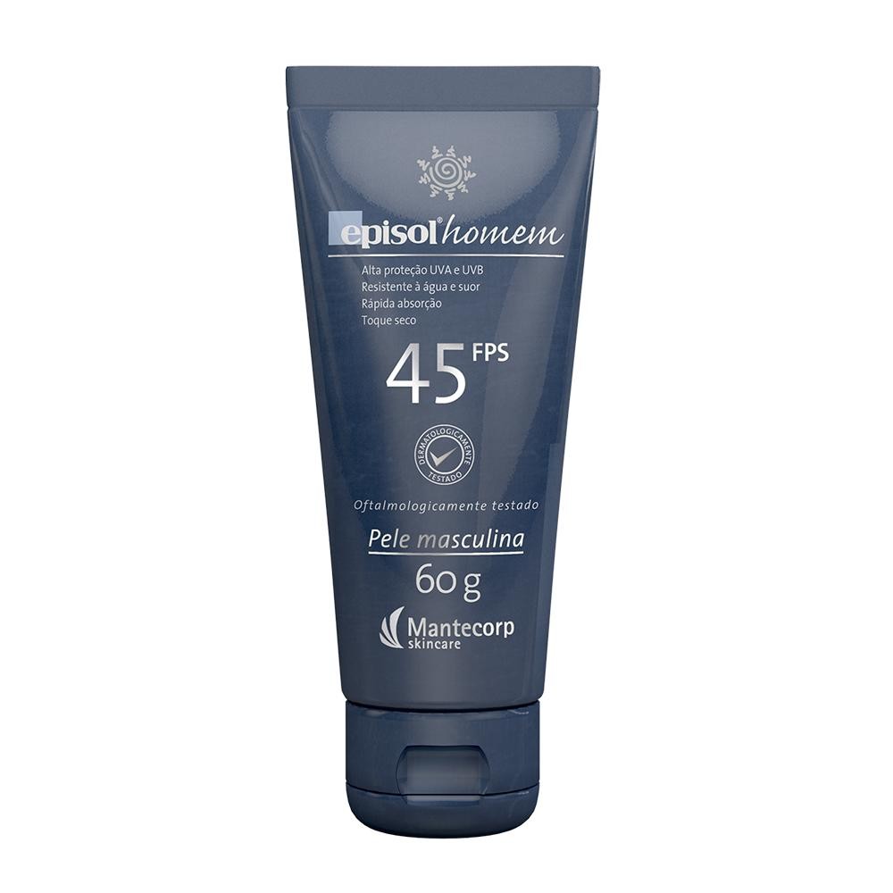 Protetor Solar Episol Homem Fps 45 60g - Beauty