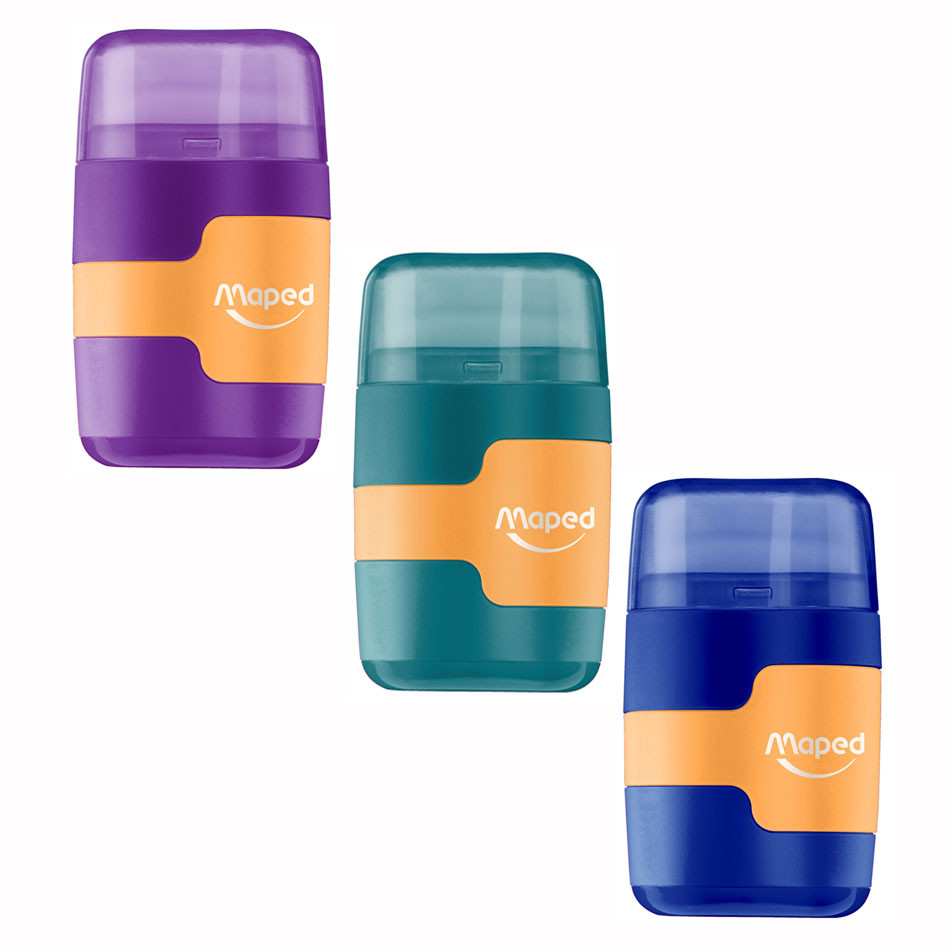 Apontador com coletor Connect 2 furos 049220 Maped