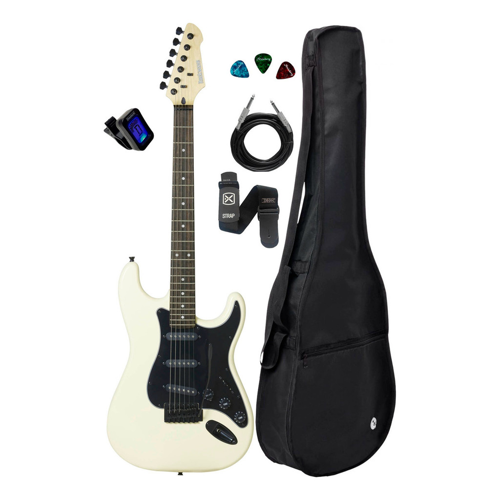 Guitarra Strinberg Rockwave Rw50 Iv Kit Capa Cabo Full em Oferta na Shopee