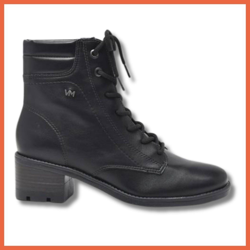 Bota Coturno Feminino Salto Médio Via Marte  002-001