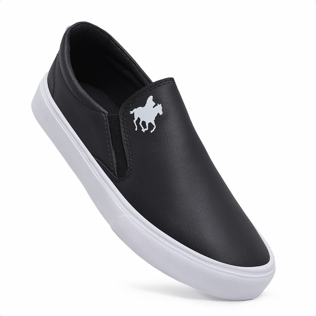 Tênis Slip On Iate Masculino Sapatênis Casual Polo Sem Cadarço Confortável Envio Imediato