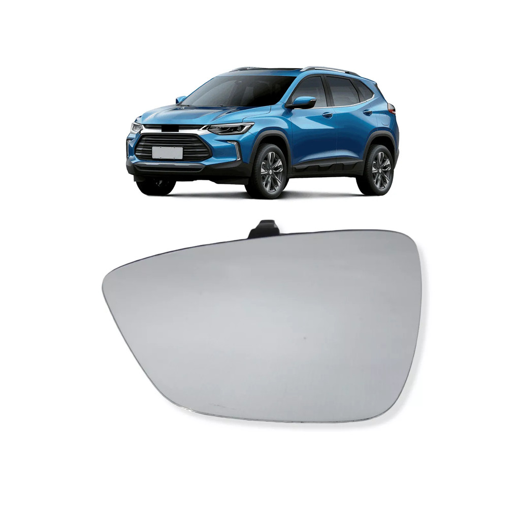 Lente Retrovisor Tracker 2020 2021 2022 Com Base Lado Esquerdo