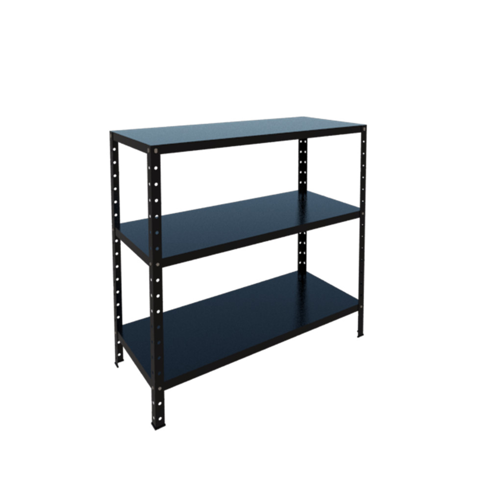 Estante Aço Baixa p 75kg 3 Bandejas 90cm x 40cm x 92cm Var Cor - PAI C1 em Oferta na Shopee