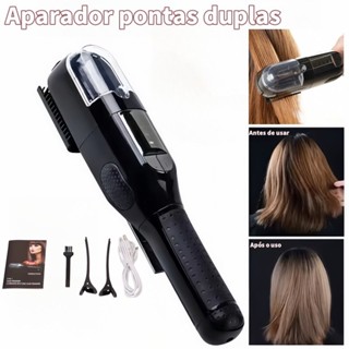 2 Em 1  Máquina de Corte Bordado removedora de Pontas Duplas automática profissional recarregável em Oferta na Shopee