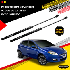 Par Amortecedor Para Tampa Traseira Fiat Bravo 2010 à 2015 Amortecedor Porta Malas Fiat Bravo