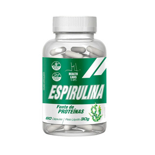 Espirulina Health Labs com 60 Cápsulas em Oferta na Shopee