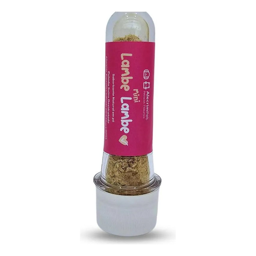 Mini Lambe Bovino - Saborizante Tempero Pet  - Alecrimpet