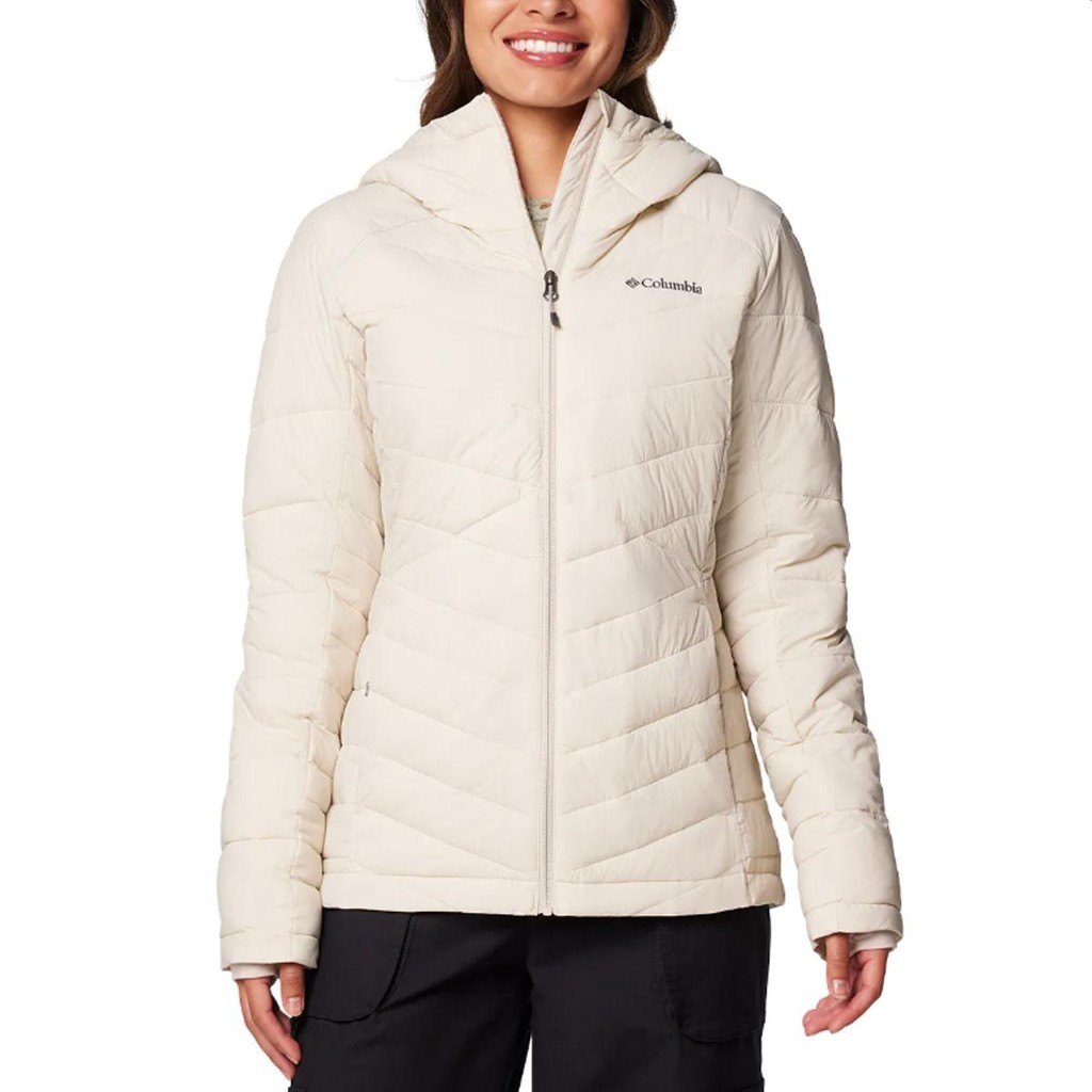 Jaqueta Feminina Inverno Frio Columbia com Touca Joy Peak em Oferta na Shopee