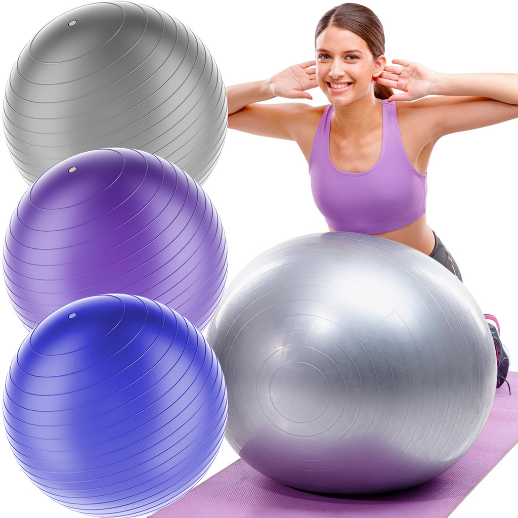 Kit 3 Bola Pilates Suíça Fisioterapia 85cm Ginastica Treino
