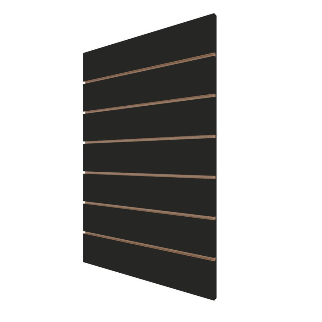Painel Canaletado Em MDF 90x60cm Preto Organização e exposição para seus produtos