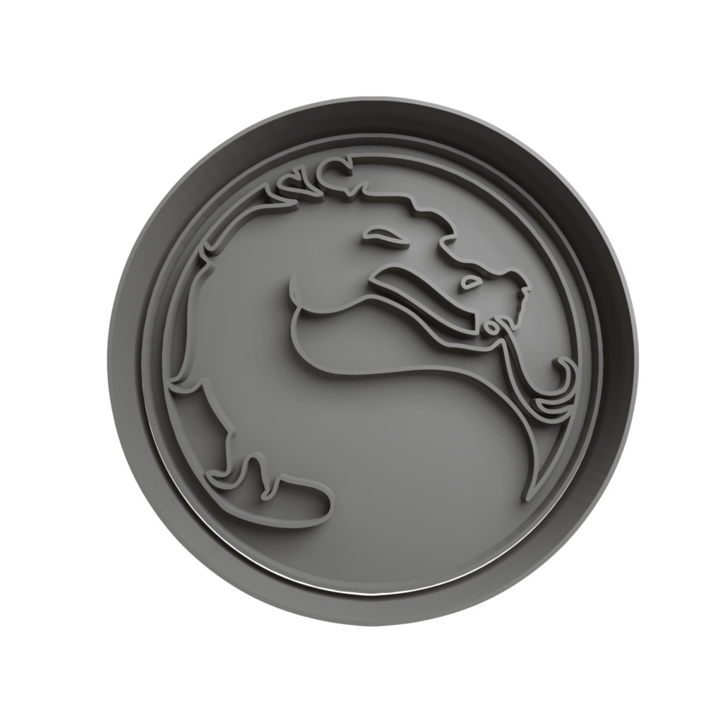 Cortador De Biscoito Mortal Kombat Logo - Mortal Kombat