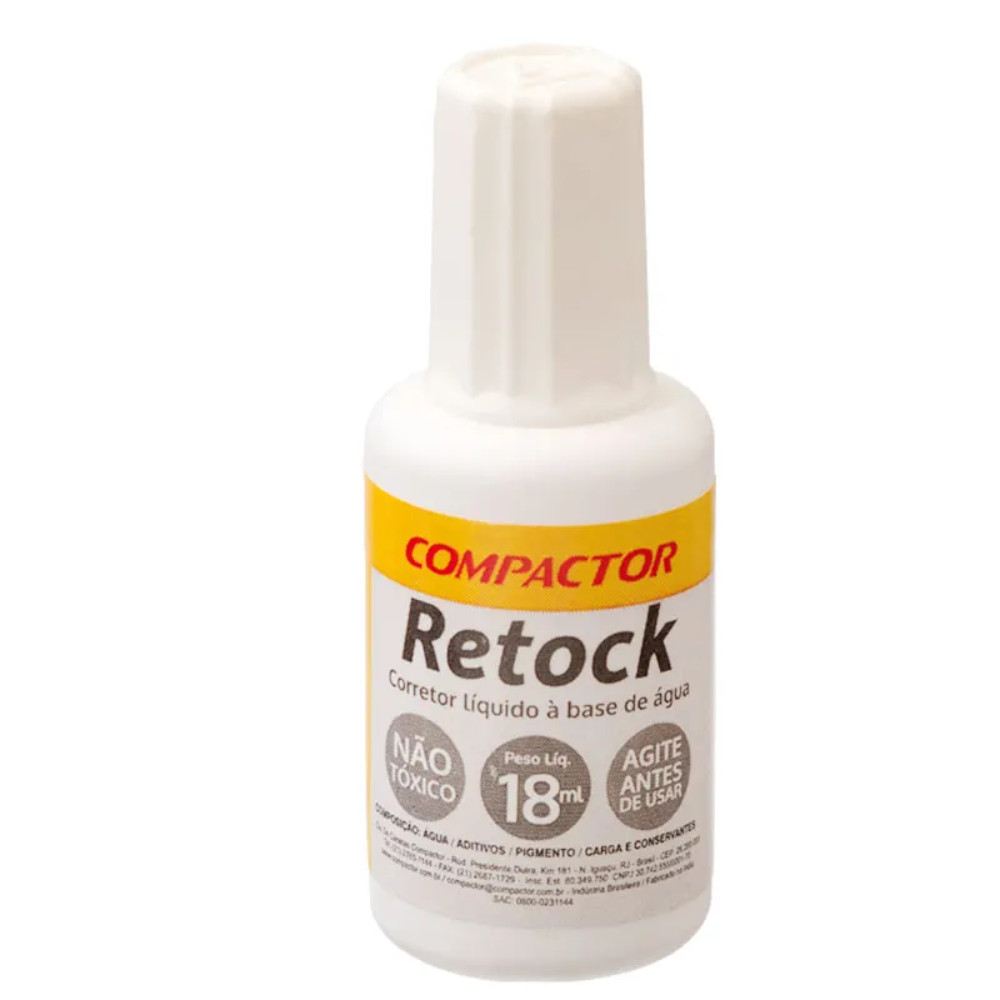 Corretivo Líquido 18ml Retock COMPACTOR