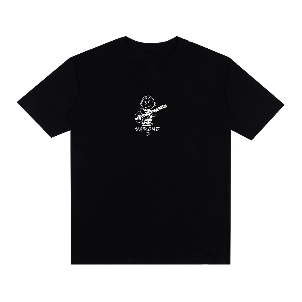 【Camiseta Premium em Algodão Puro】GXG Camiseta Streetwear Sup Estampada Camiseta Oversized Algodão 30.1