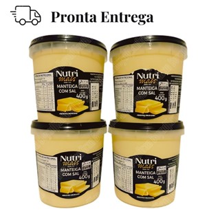 Manteiga Minas Com Sal 400g ( 4 UNIDADES) em Oferta na Shopee