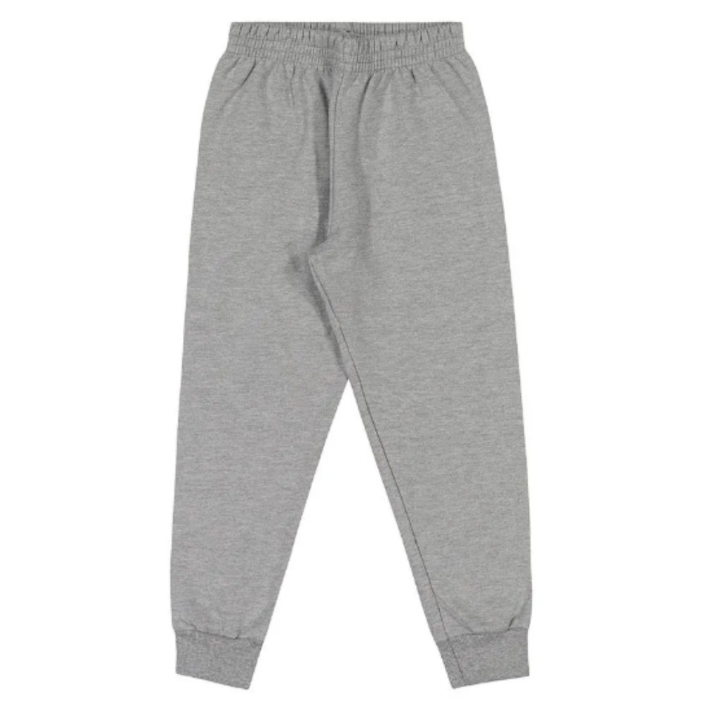 Calca Moletom Feminina Cintura Alta Flanelada Jogger Moleton Calça Flanelada