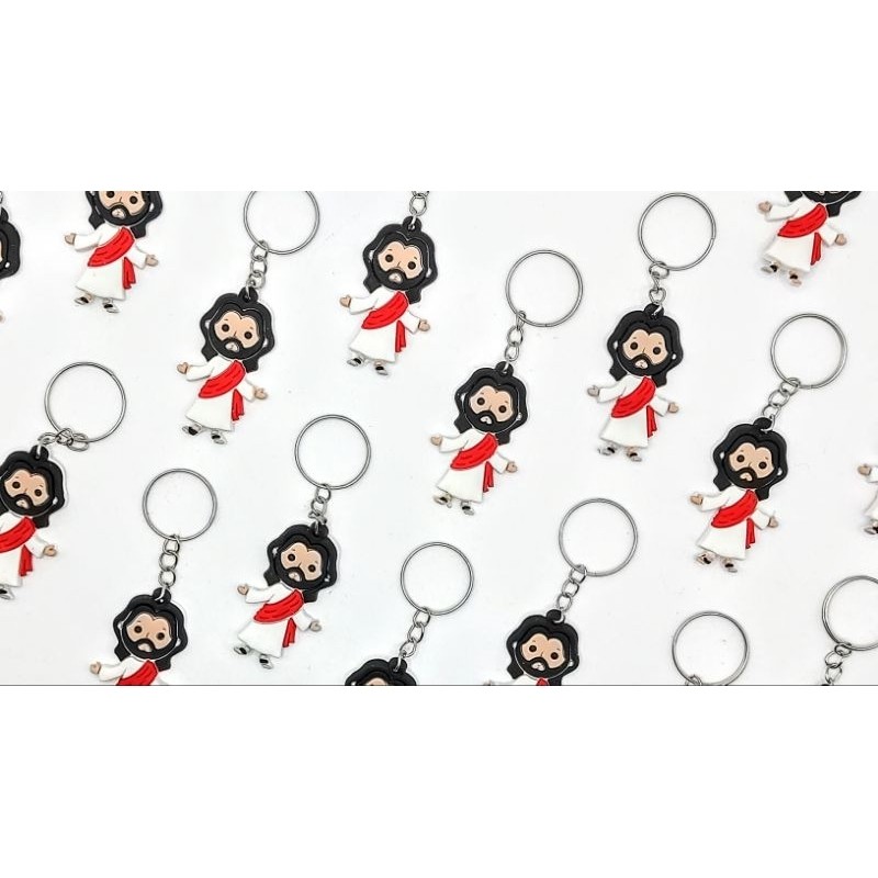 chaveiro Jesus Lembrancinha 10un Chaveirinho Festa Igreja Yeshua em Oferta na Shopee