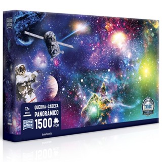 QUEBRA CABEÇA PANORÂMICO ESPAÇO SIDERAL 1500 PEÇAS TOYSTER PUZZLE SISTEMA SOLAR ASTRONAUTA LUA TERRA em Oferta na Shopee