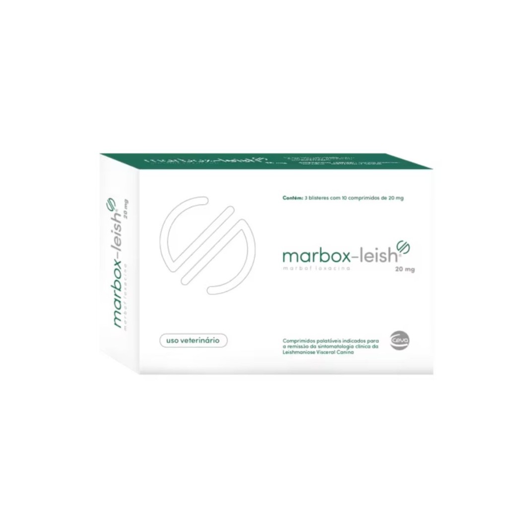 Marbox-Leish Tratamento Da Leishmaniose 30 Comp. 20Mg - Ceva Marboxleish em Oferta na Shopee