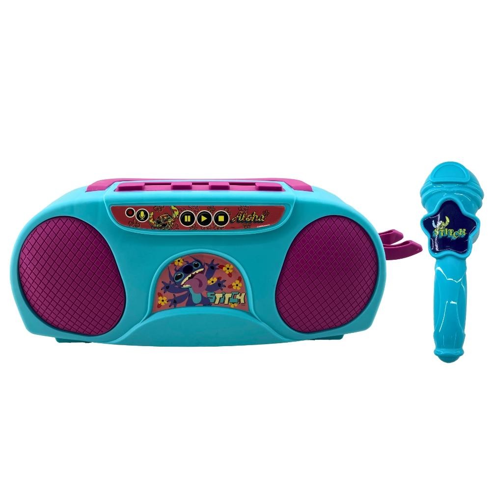 Boombox Karaokê Disney Stitch em Oferta na Shopee