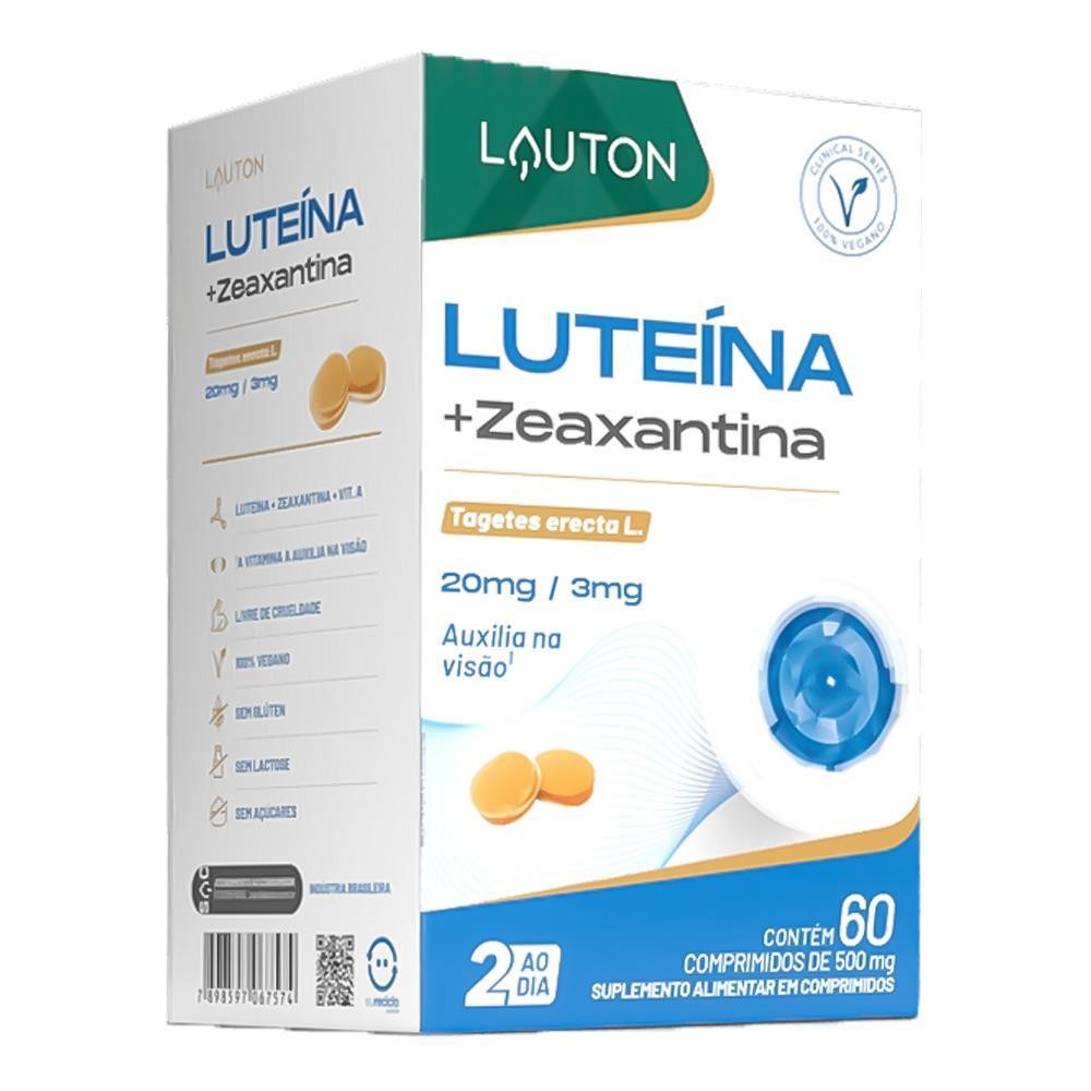LUTEÍNA + ZEAXANTINA COM 60 COMPRIMIDOS - Health