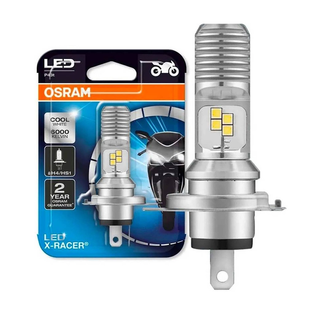 Lâmpada Farol Led H4 Hs1 Moto Osram Branca 6000K 5/6W em Oferta na Shopee