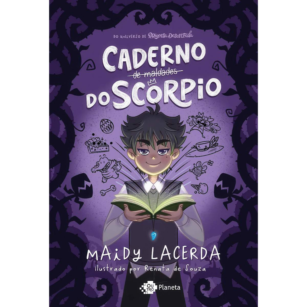 O Caderno De Maldades Do Scorpio - Maidy Lacerda | Editora Outro Planeta