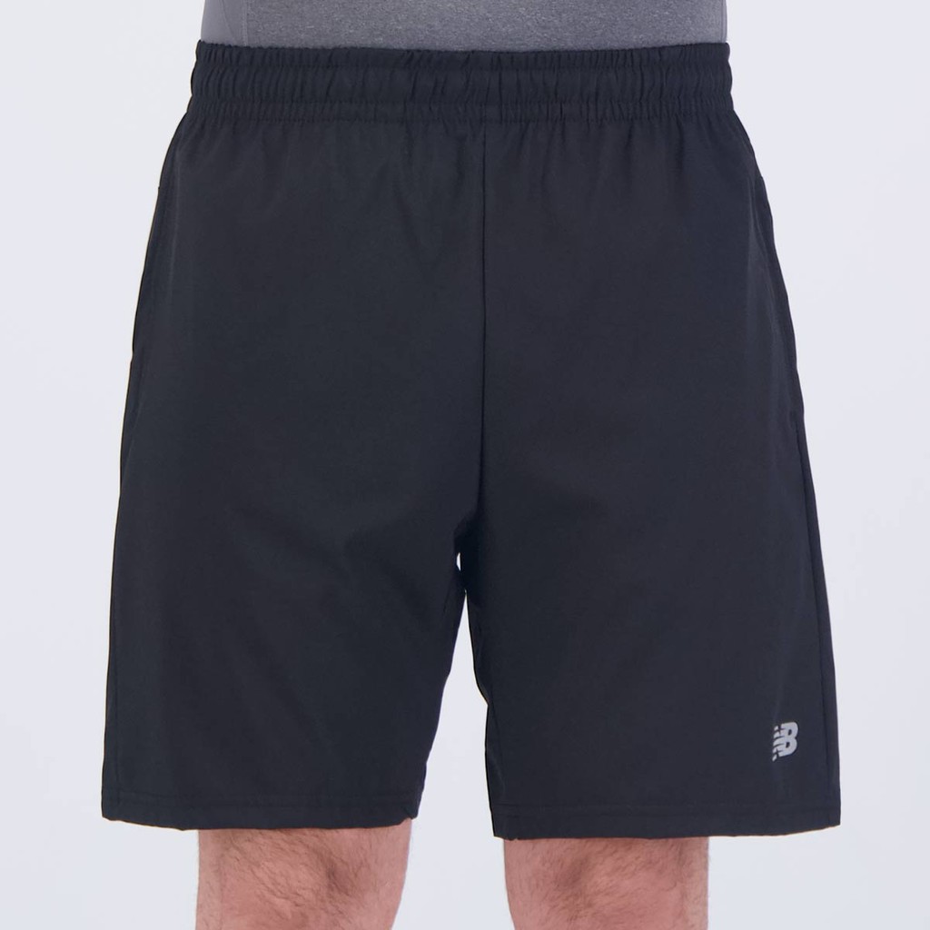 Bermuda New Balance Sport Essentials 7 Preta - Sports & Outdoors