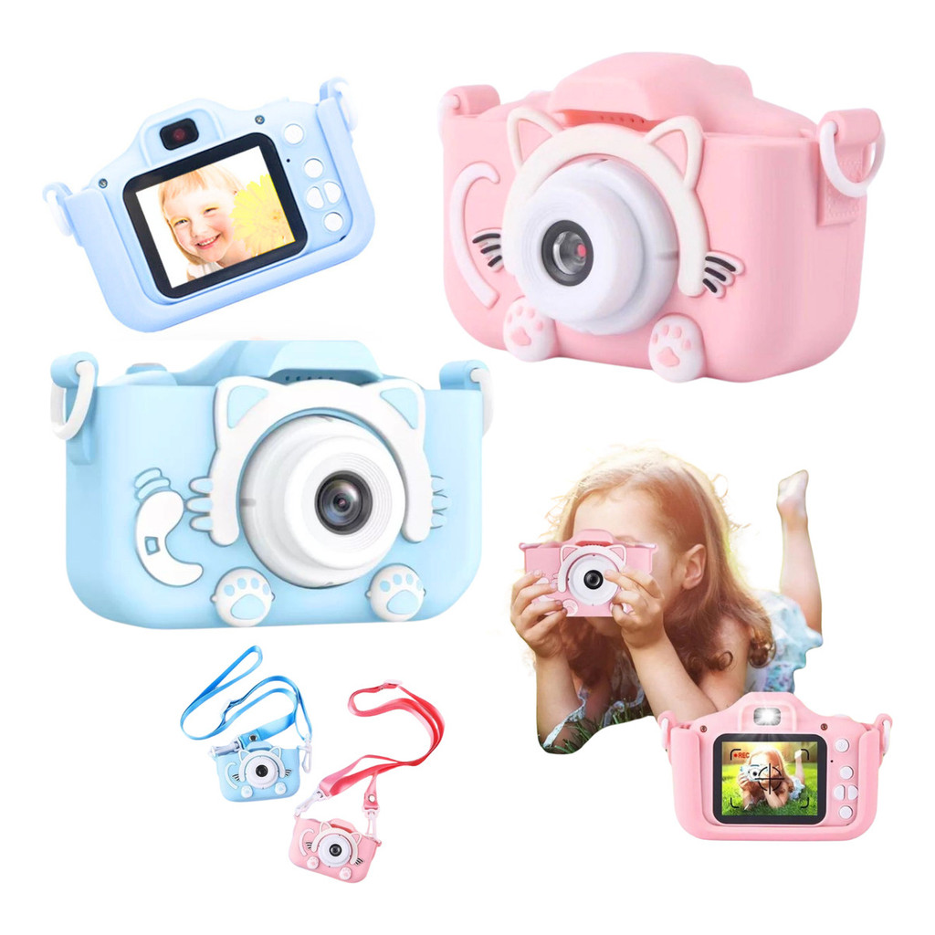 Máquina Fotográfica Infantil Digital Vídeos Hd Fotos Jogos