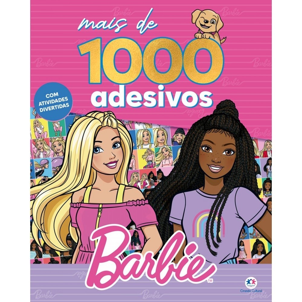 Livro Adesivos Barbie - Mais de 1000 adesivos em Oferta na Shopee