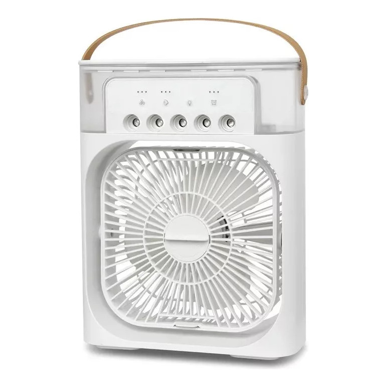 Mini Ventilador Ar Condicionado Climatizador Umidificador Portátil Usb