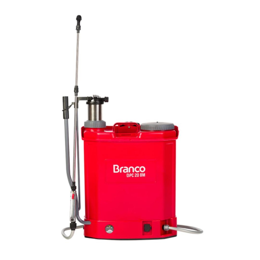 Pulverizador Branco Motores Elétrico Costal 20L em Oferta na Shopee